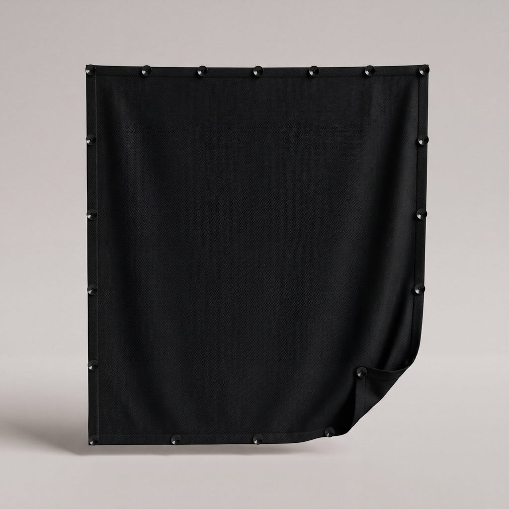 Blackout Haven blackout curtain panel studio shot showing fabric drape